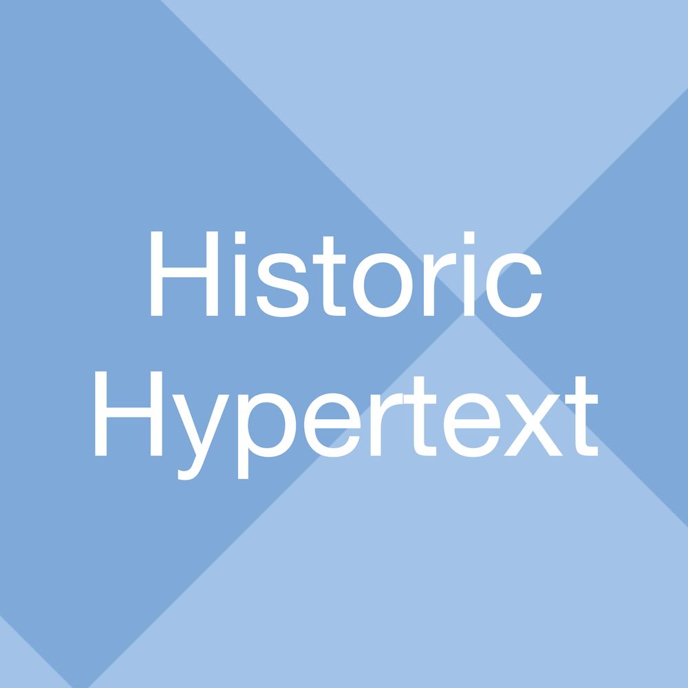 The Historic Hypertext Project