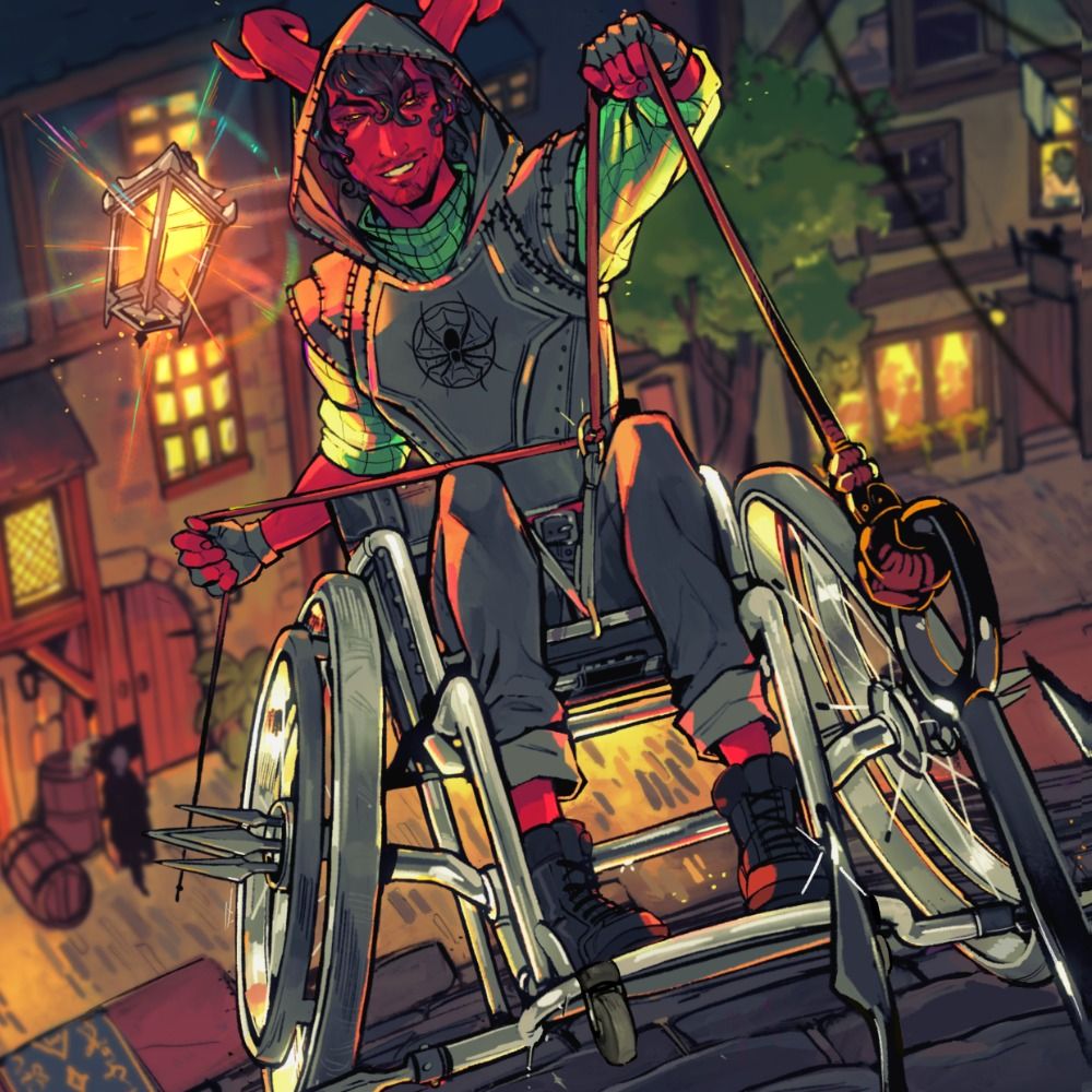 mustangsart @ writing Combat Wheelchair v4