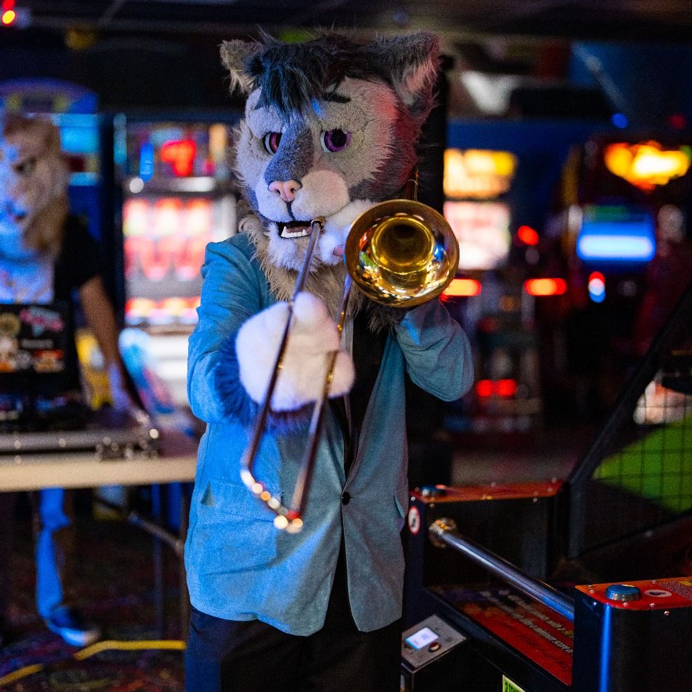 Silvy Cat The Trombonist 