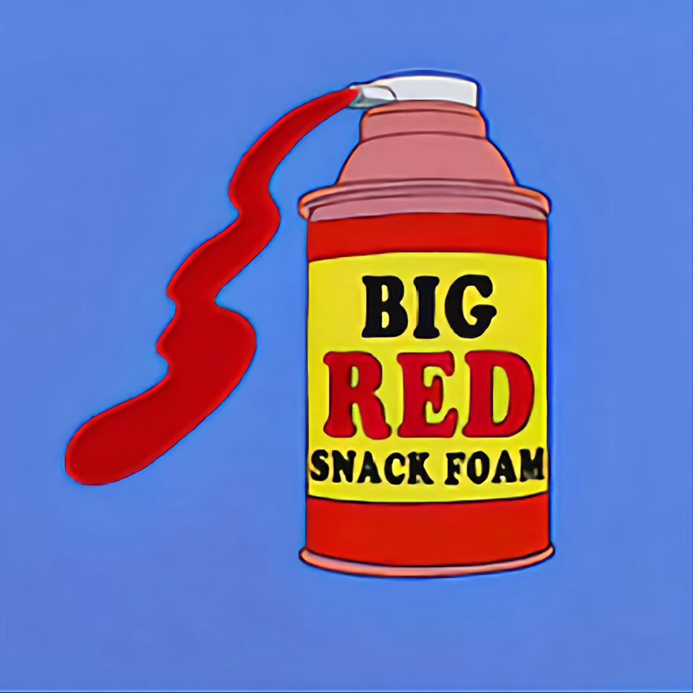 Big Red Snack Foam