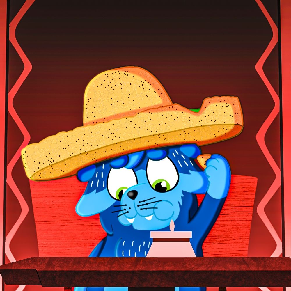 Zack The Blue Cat