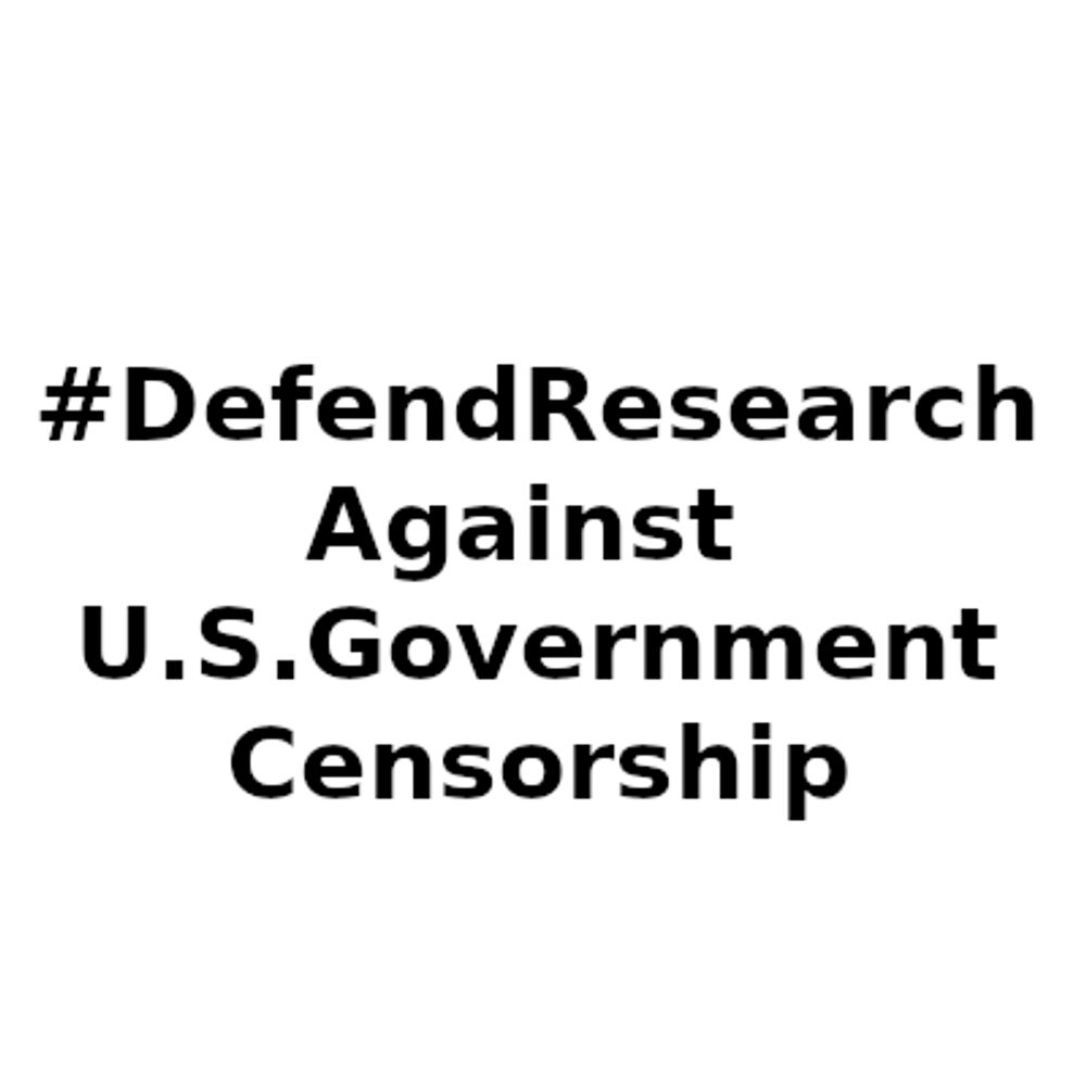 #DefendResearch