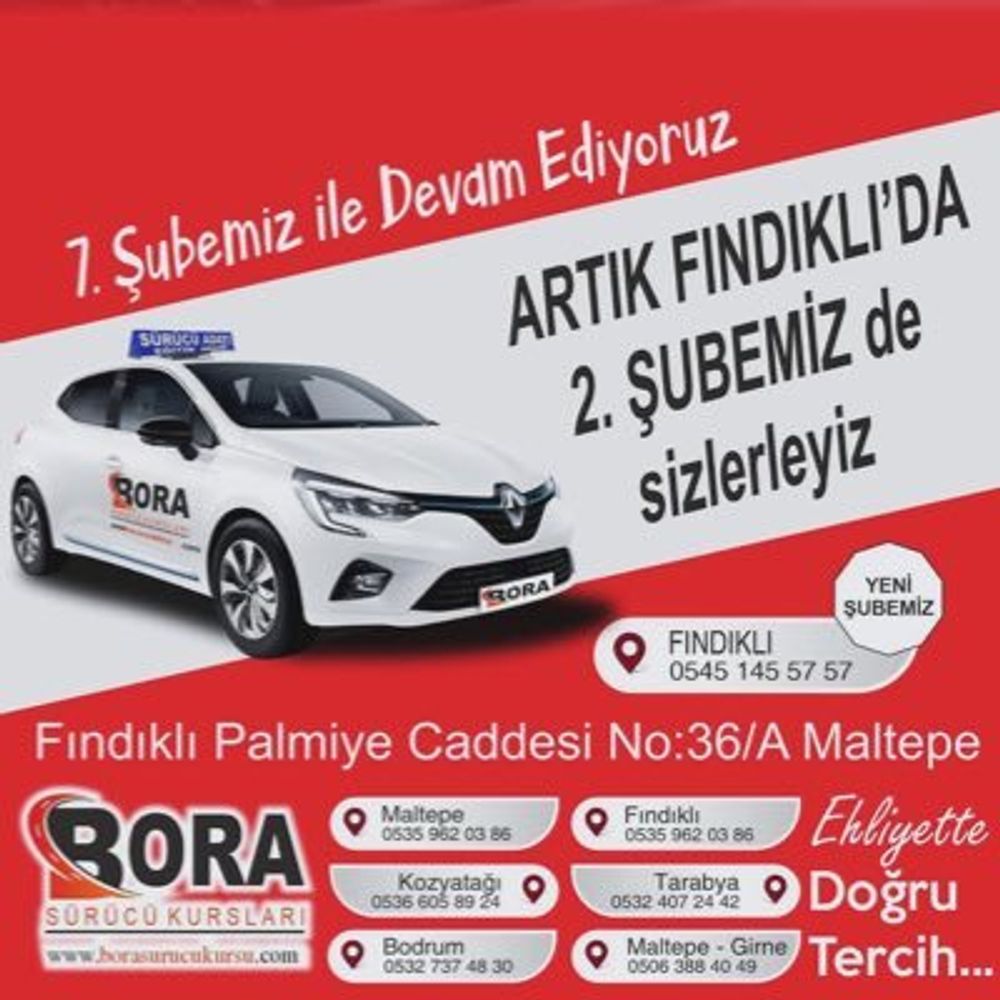 BORA SURUCU KURSU