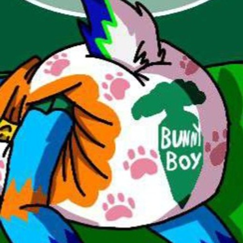 Poofy Wolf Baby Art