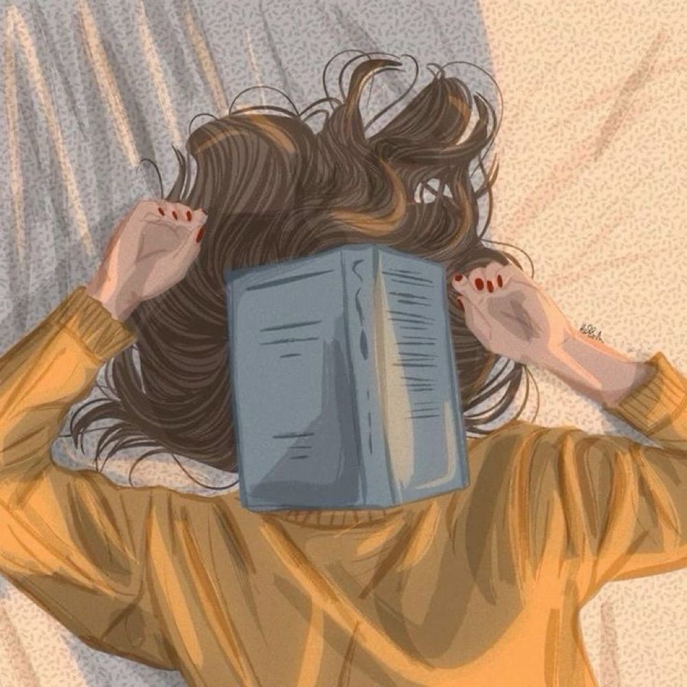 Mimi está lendo 🩵📚