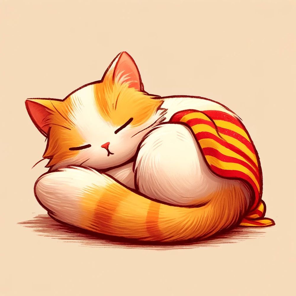 napping cat