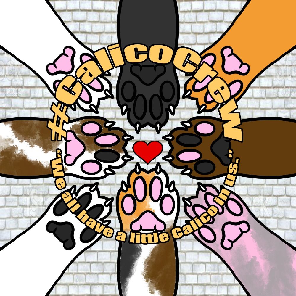 #CalicoCrew - We've all got a little calico in us. 