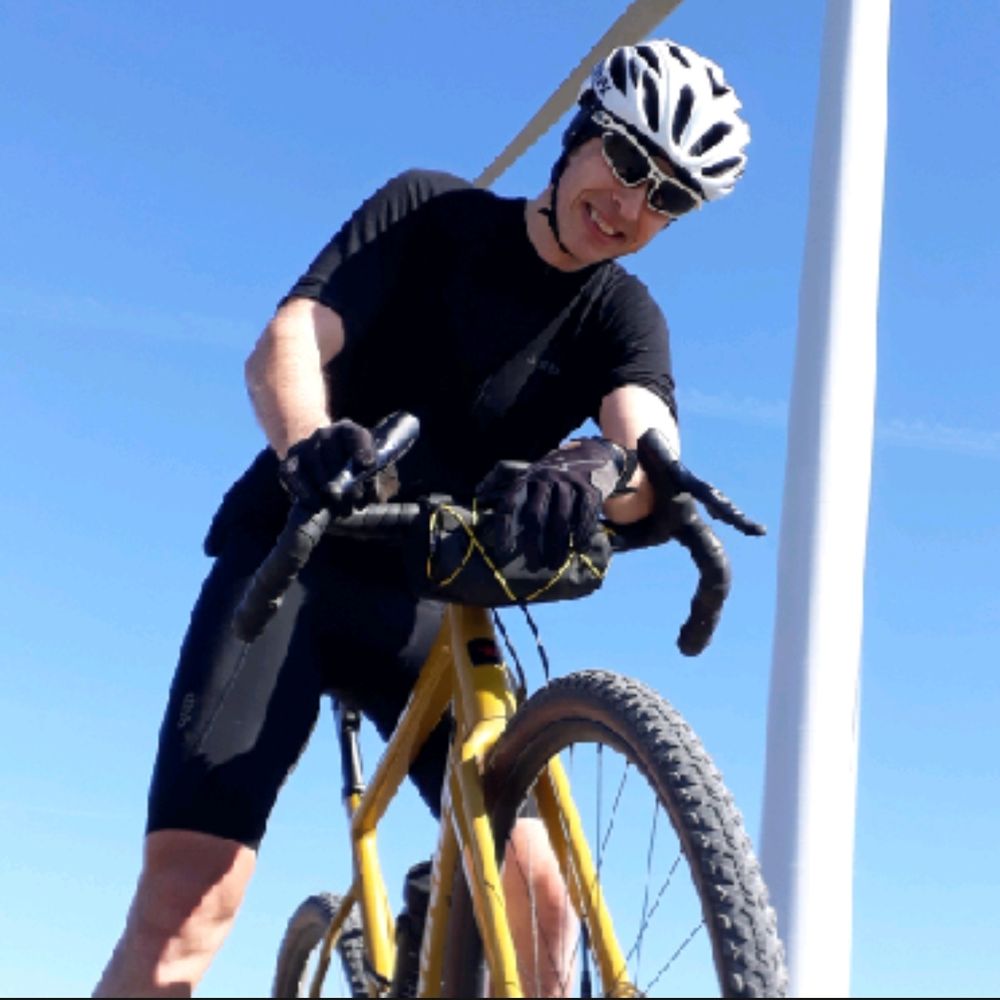 Adventure cyclist