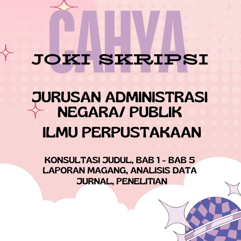 Cahya Joki Skripsi