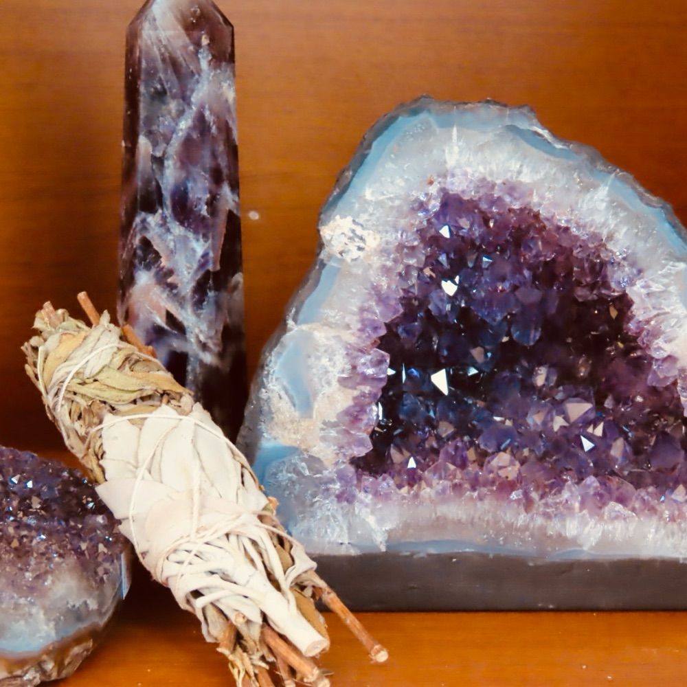 Amethyst & Sage Circle