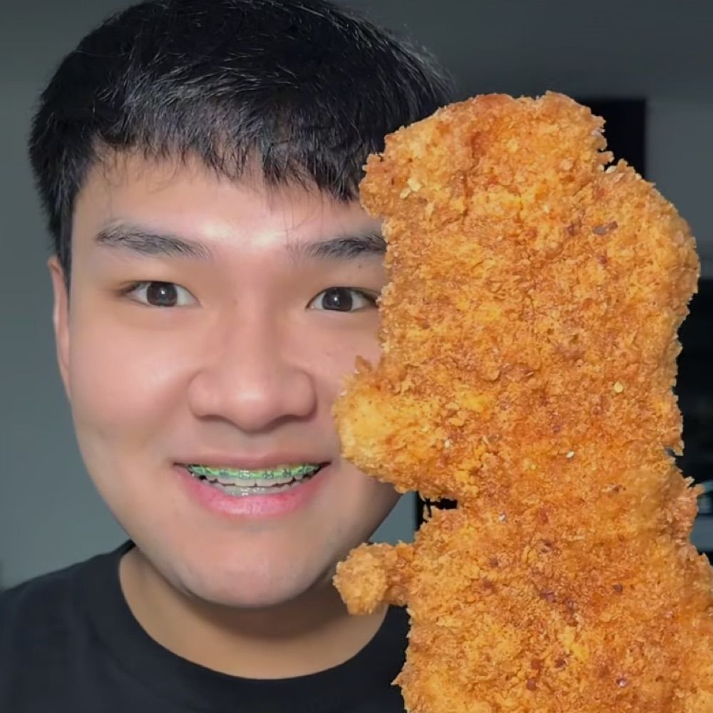 ไก่ทอด+น้ำองุ่น