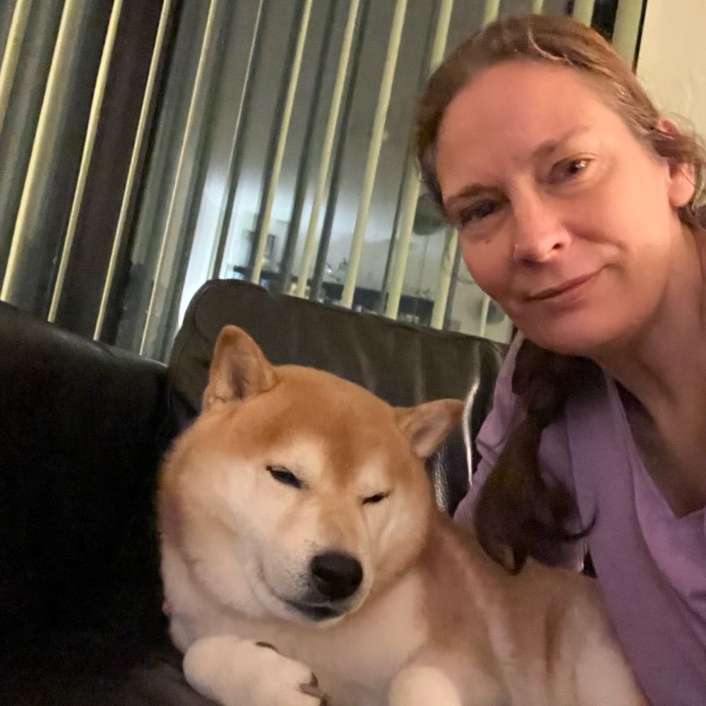 Iris and Kiba the Shiba