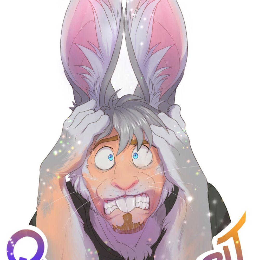 Quentin T. Rabbit ⚫️🖤⚪️💜