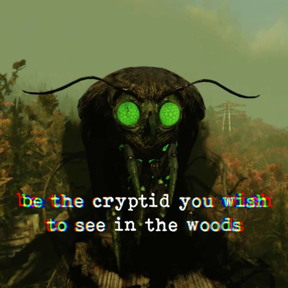 Glowing Mothman