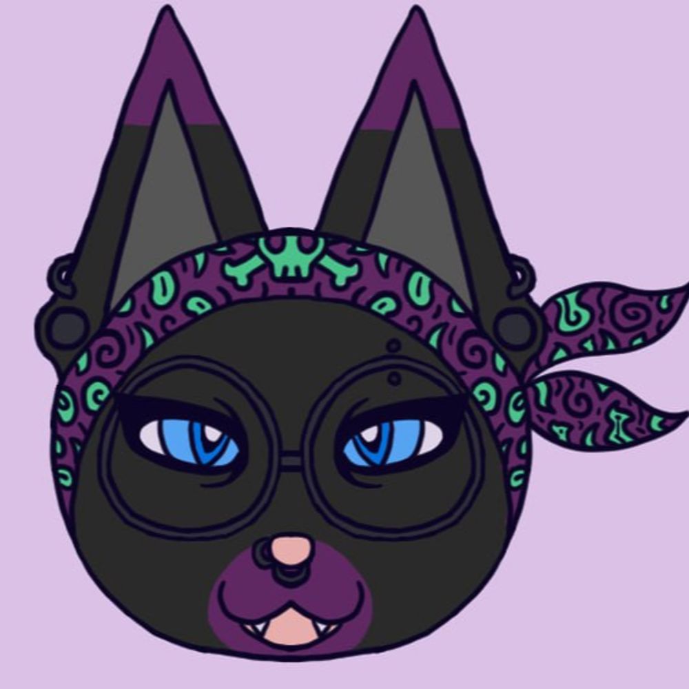 🖤🐈‍⬛🏳️‍⚧️ Jinxy Kitty ΘΔ (That goth pirate lady)