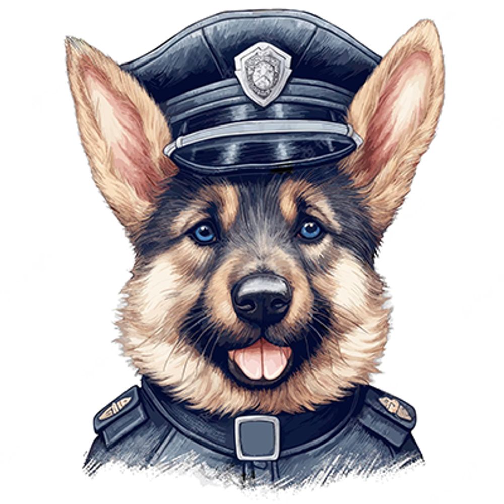 犬のお巡りさん