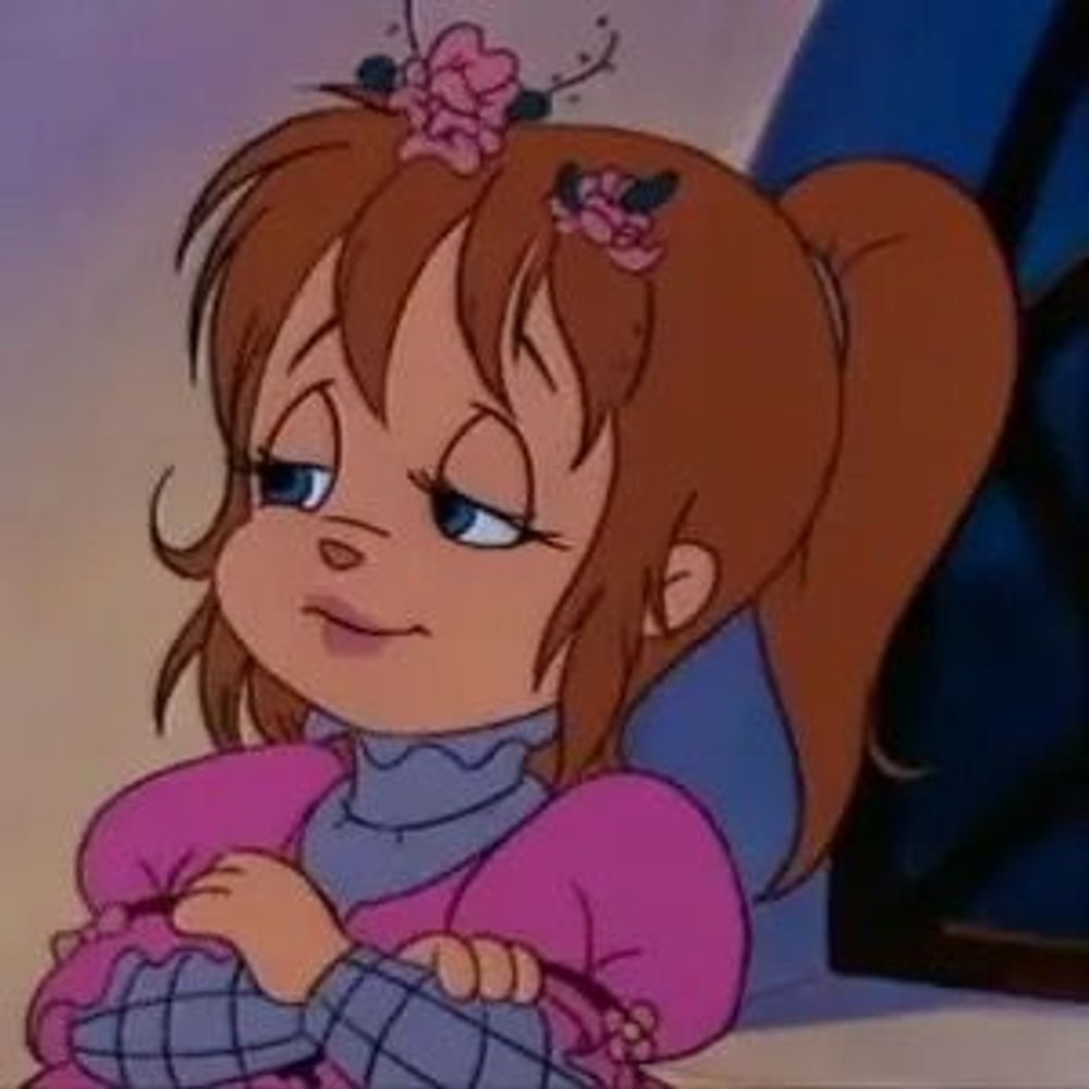 chipmunk but a girl