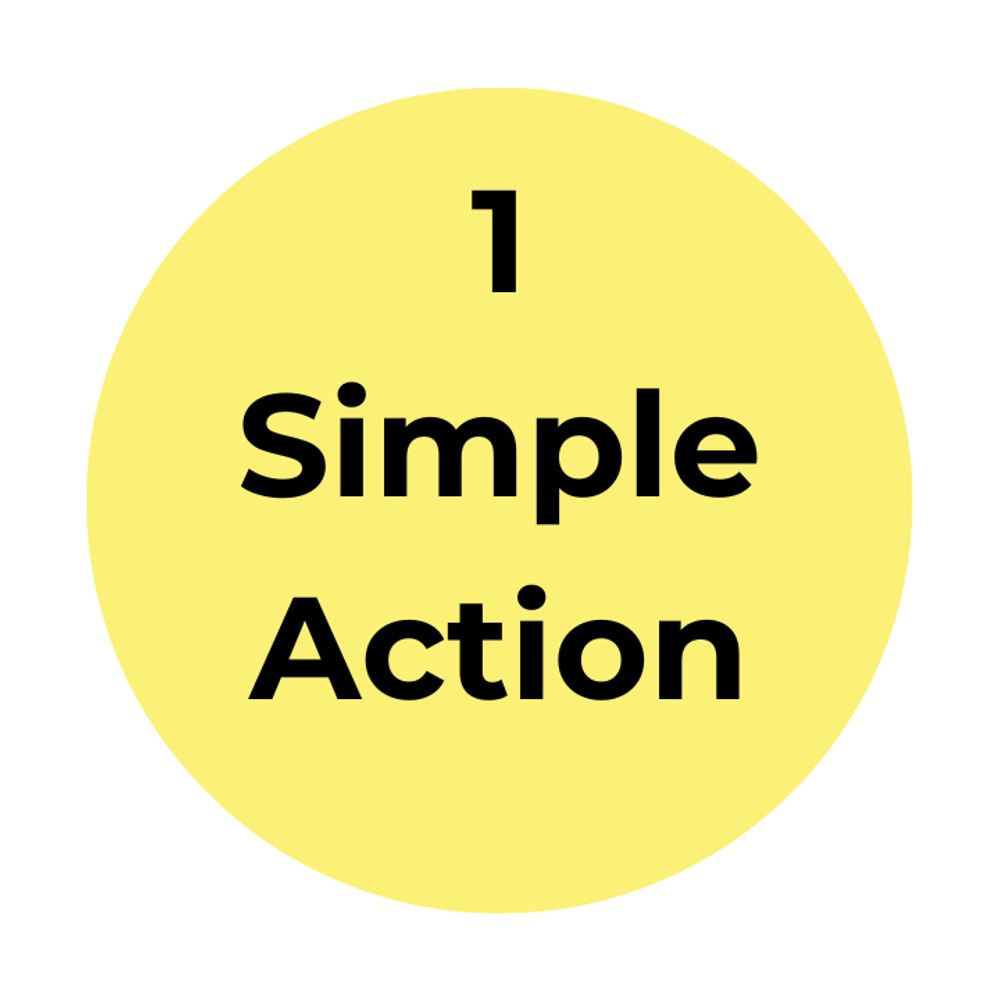 Take 1 Simple Action