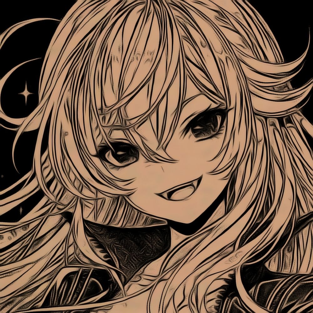Orange Vampire Girl