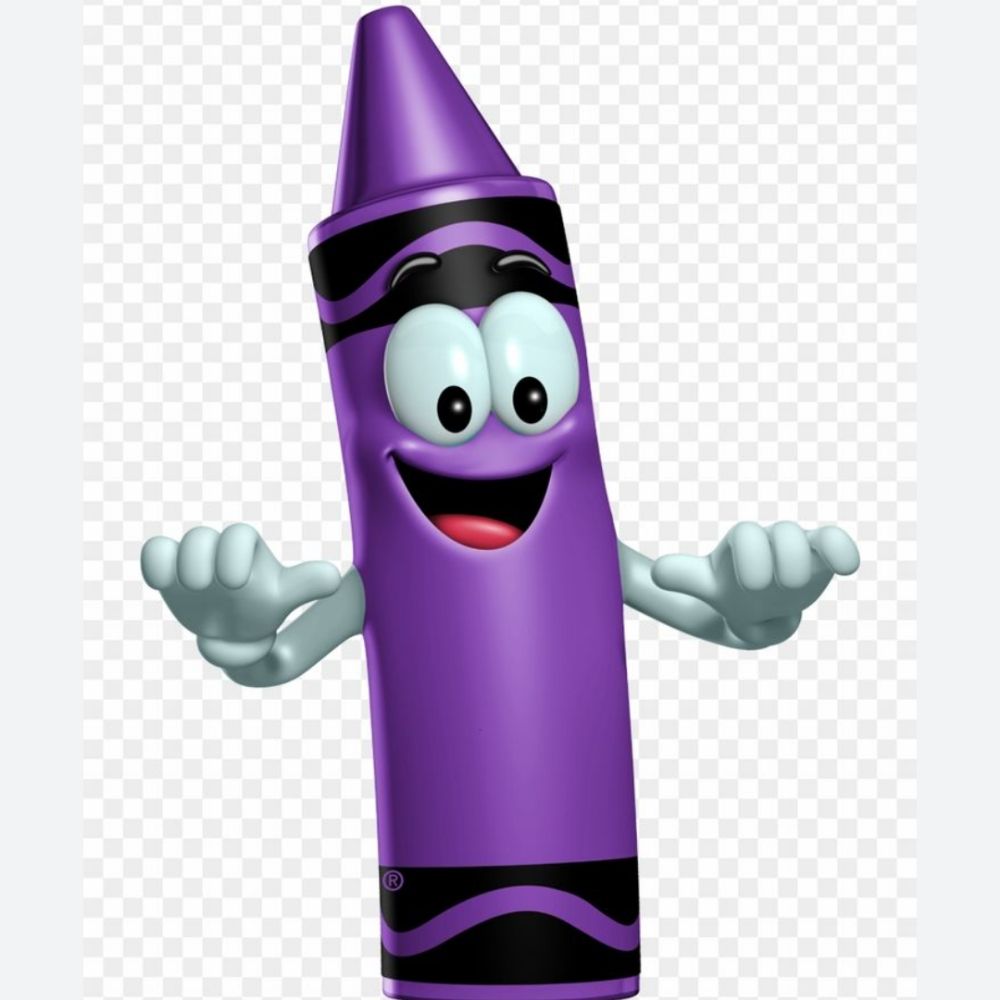 Purple crayon
