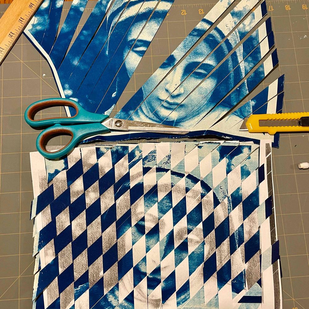 Wetcyanotype