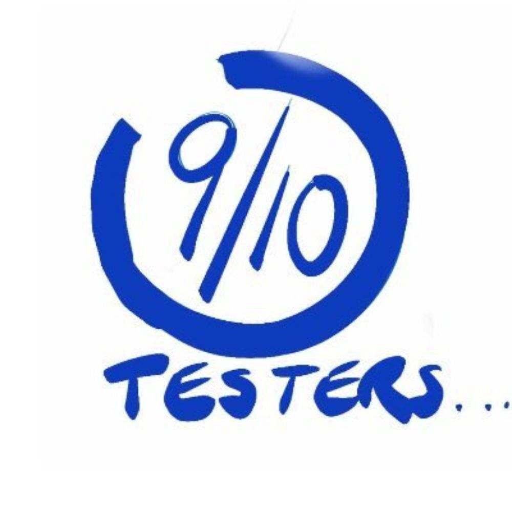 9 out of 10 Testers