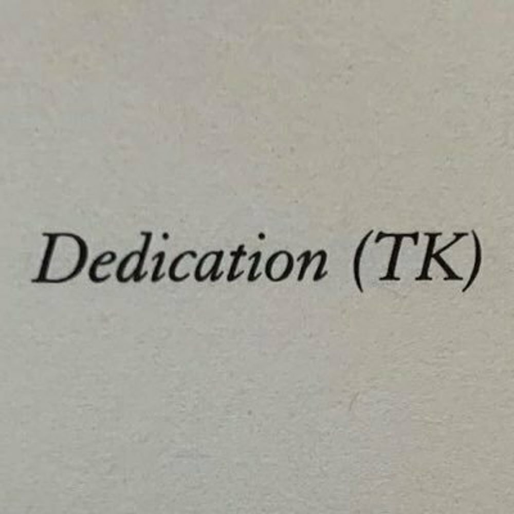 Book dedications bot