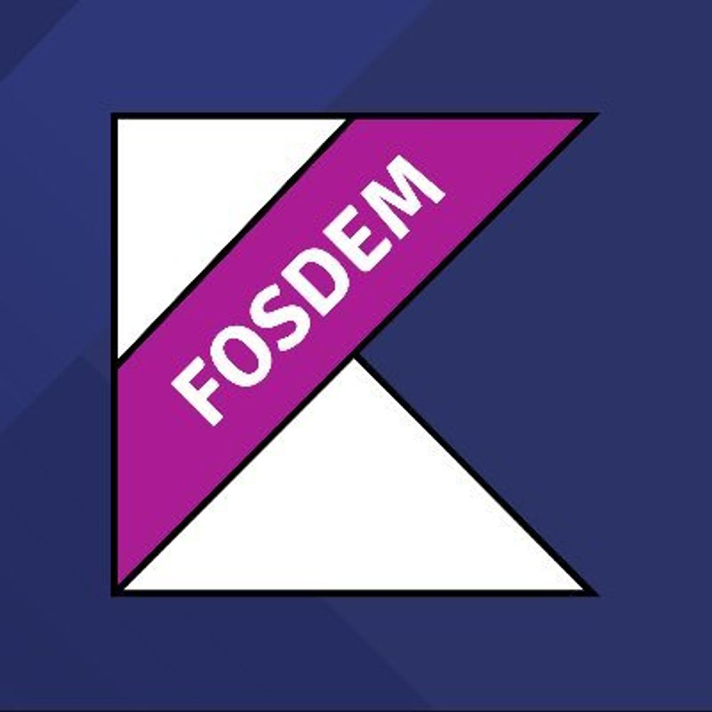 Kotlin community stand @FOSDEM