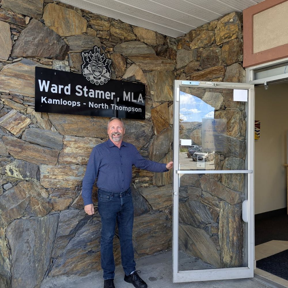 Ward Stamer, MLA for Kamloops North Thompson