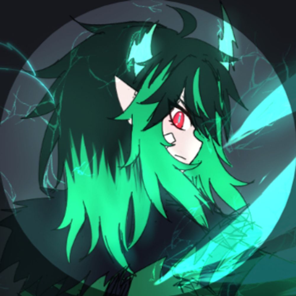 Midori Alexiel/Lexie🍀⚡ Glitchy Demon VTuber