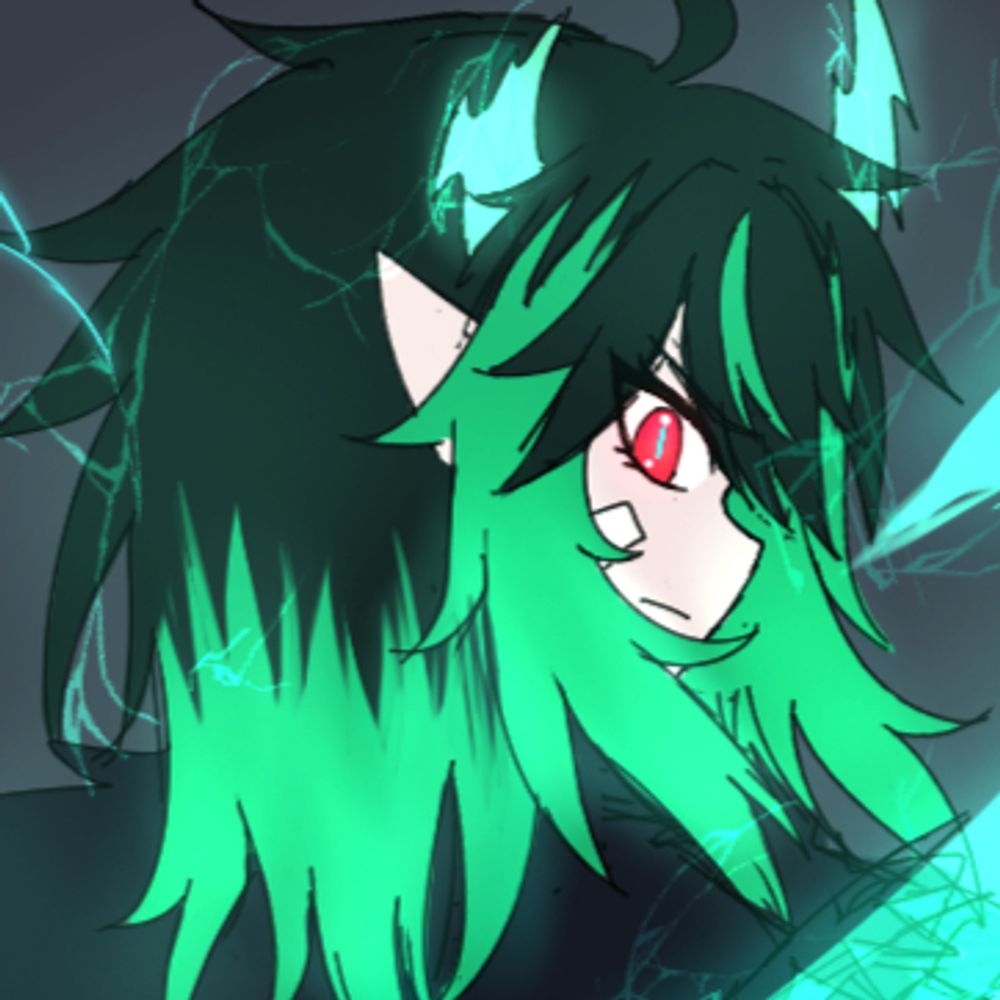 Midori Alexiel/Lexie🍀⚡ Glitchy Demon VTuber