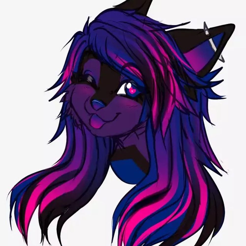 💜Sky Wolf Buppie💙 Fluffy Wolfo