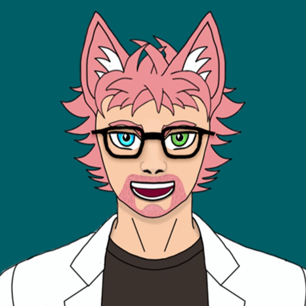 Dr. Fuzzy Donut | Mad Scientist Wolf VTuber