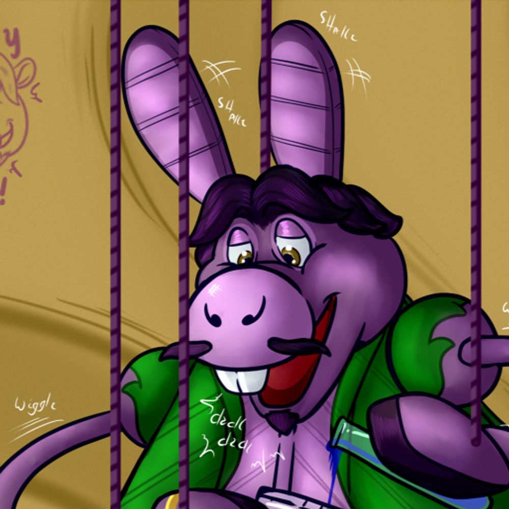 Lucky the Puppet Donkey