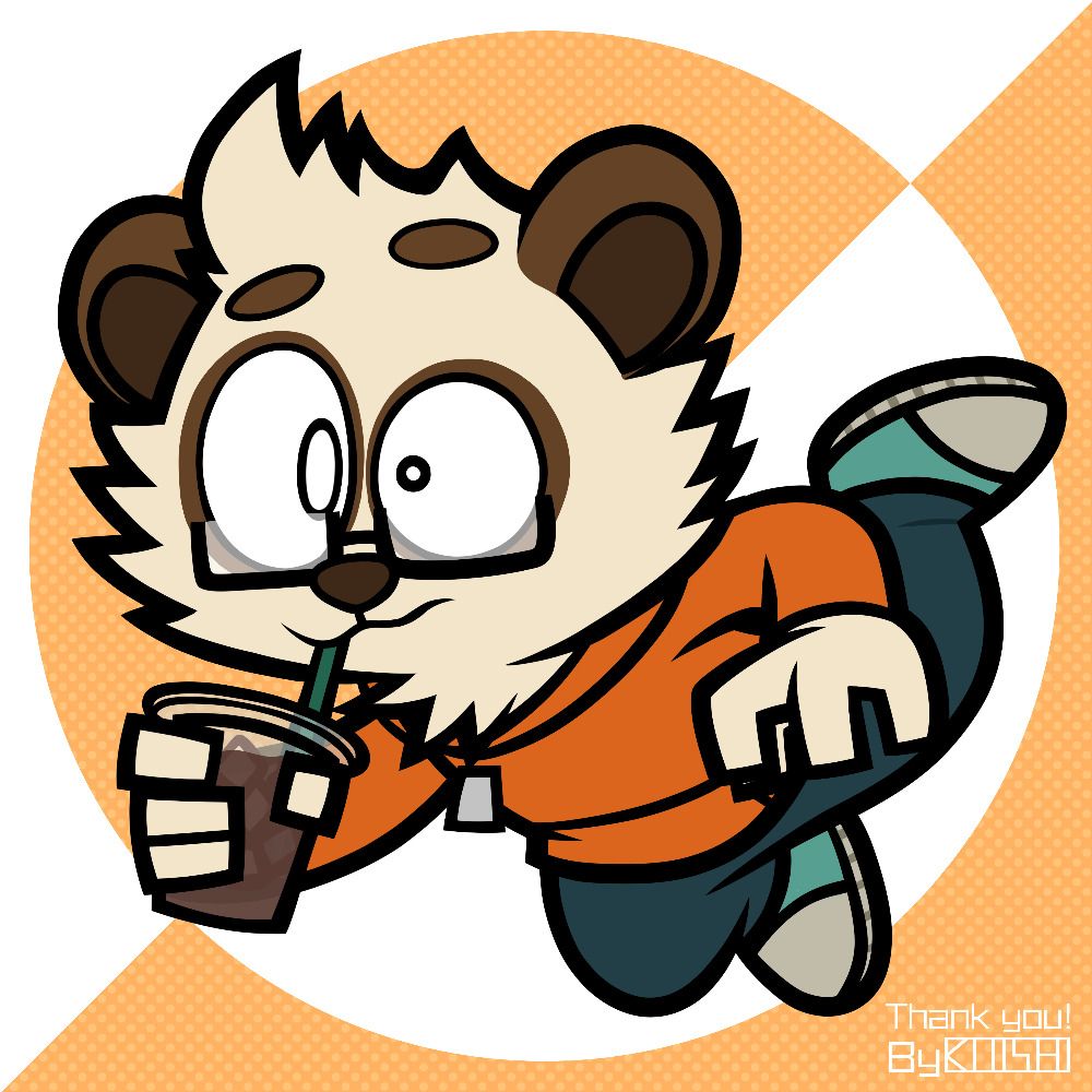Mocha flavored panda