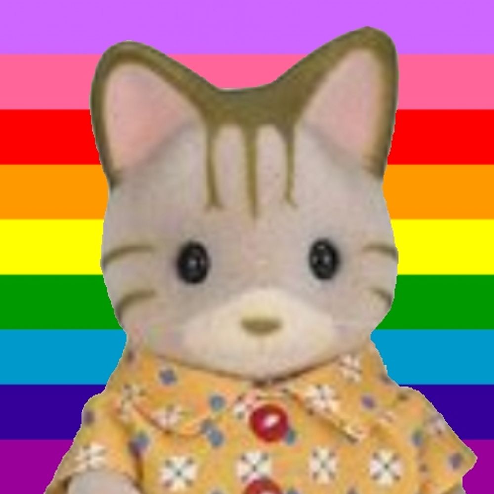 calico critter in a microwave in a "guy"