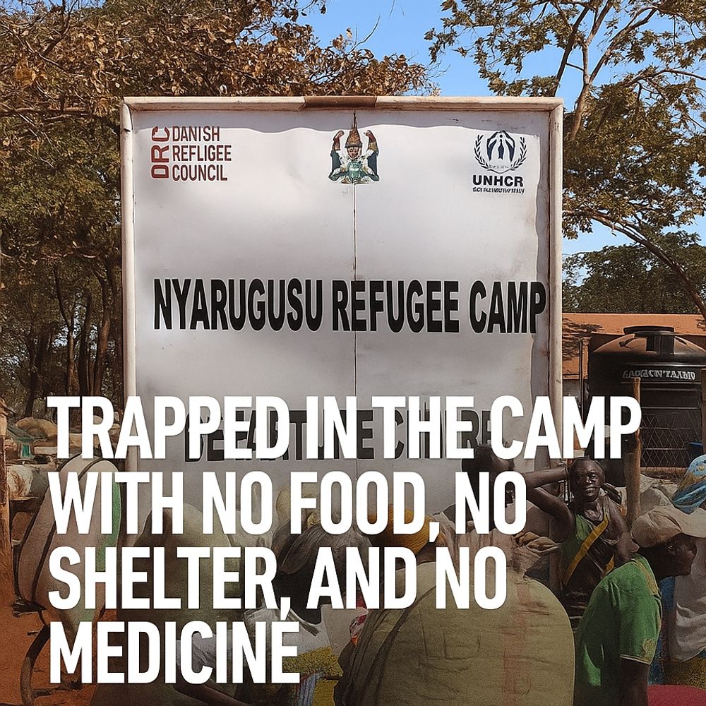TRAPPED IN THE CAMP WITH NO FOOD, NO MEDICINE AND NO SHELTER.