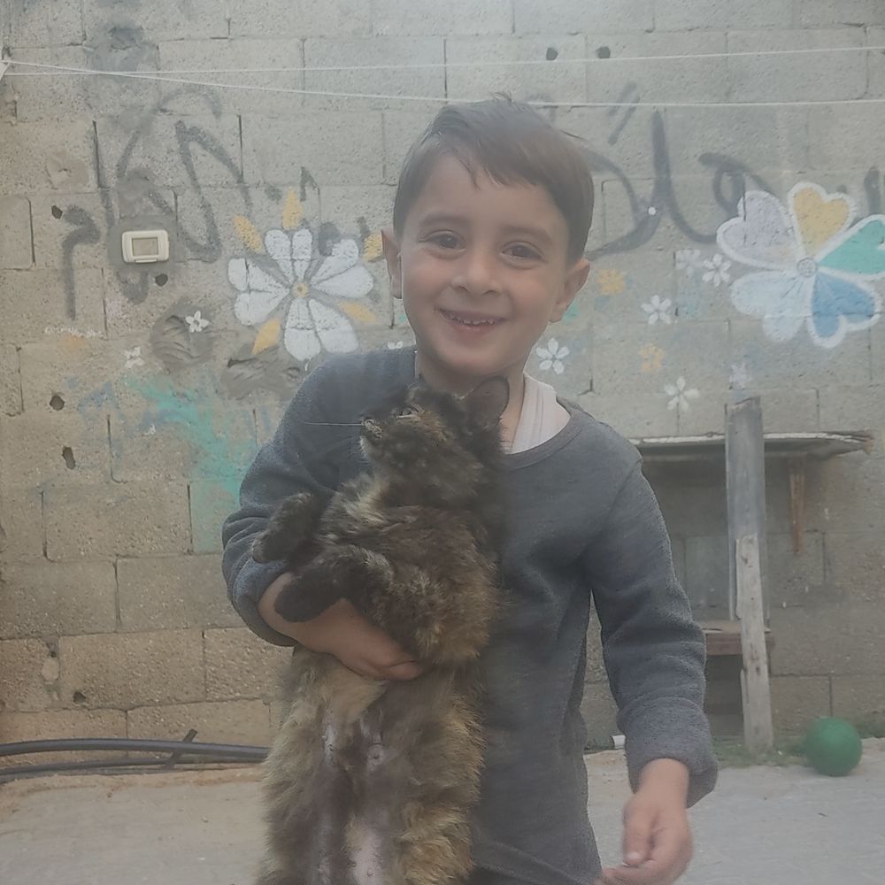 Ola and Lutfi's family in Gaza