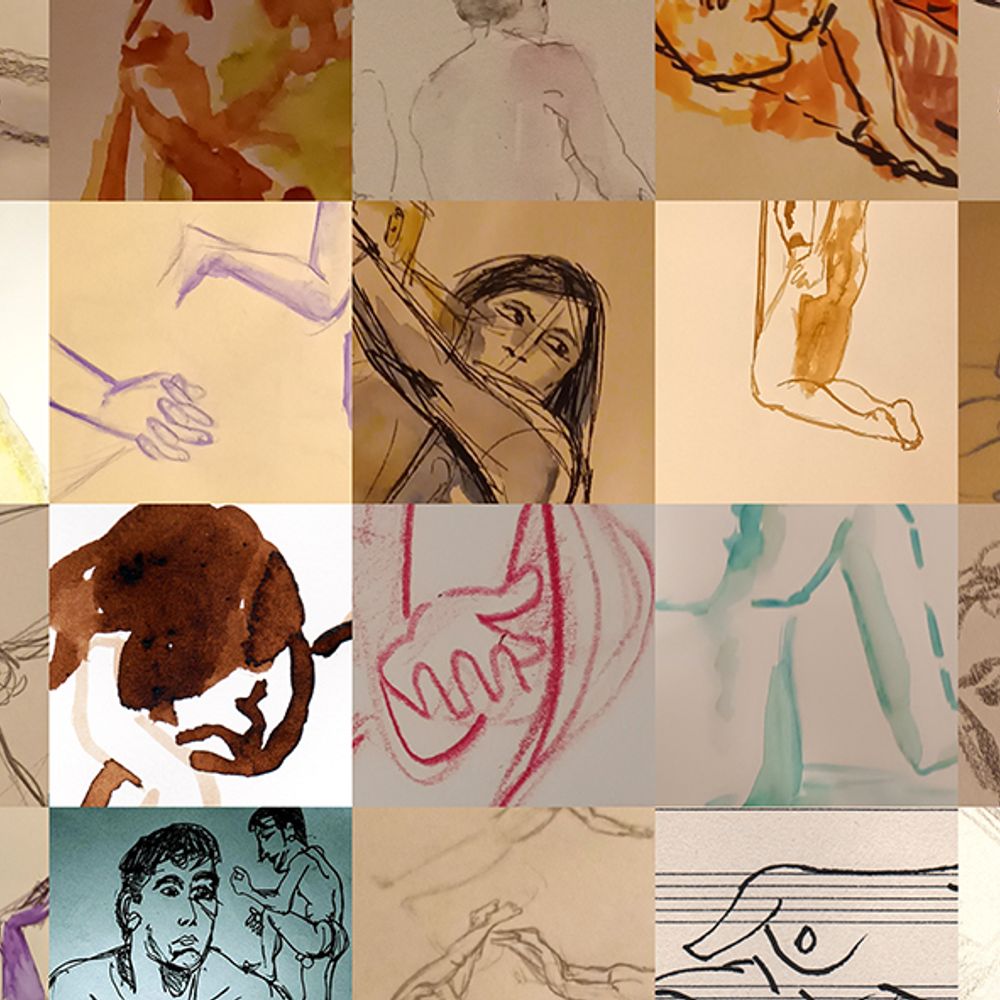 Séances de dessin, tous lieux et modèles acceptés