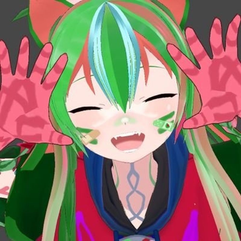 NyaMelon 🍉 Autistic 3d modeler Vtuber Melon Nya🍉 Comms Open