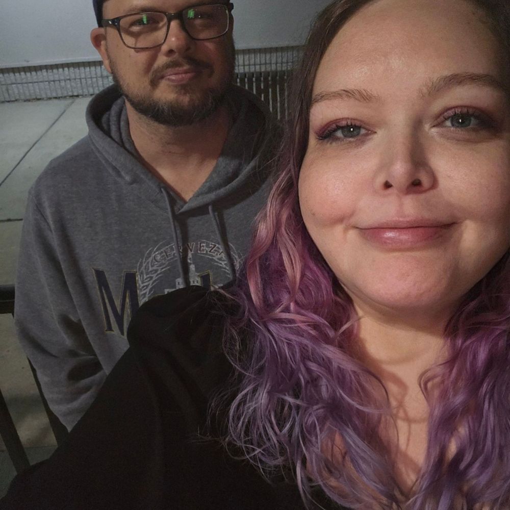 Purple haired lib 