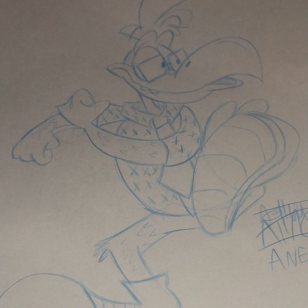 big nerd bird extraordinaire, smock