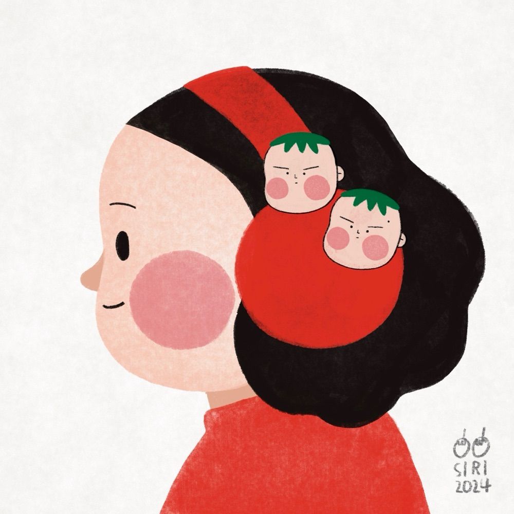 SIRI and her Tomato Twins 🍅🍅