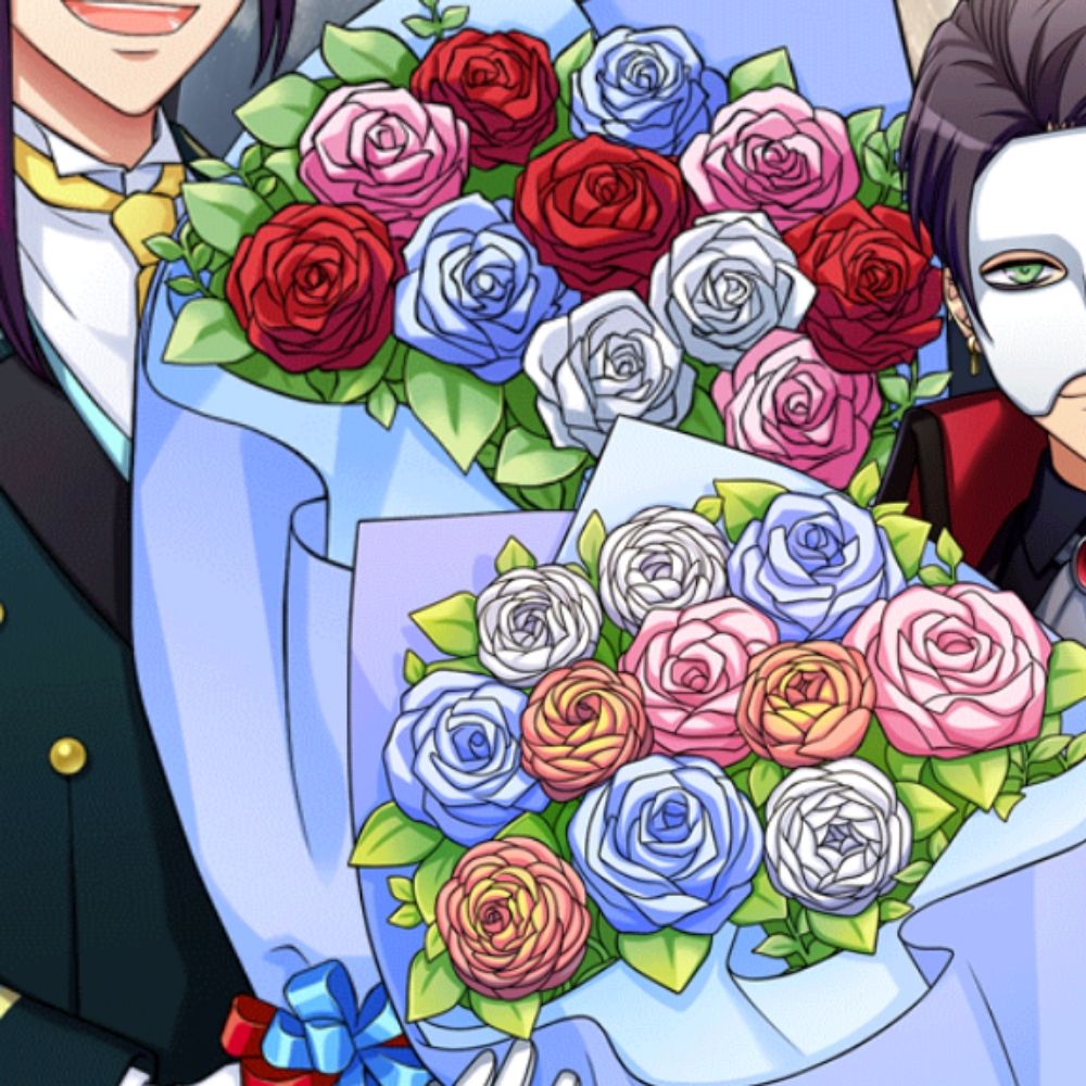 rose and ranunculus duo