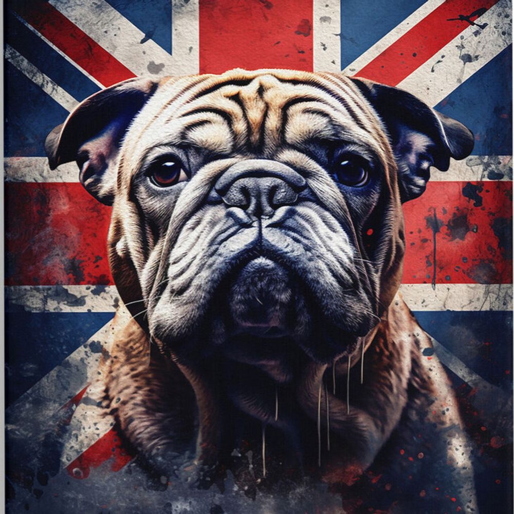 Lefty The Bulldog.. 🐶