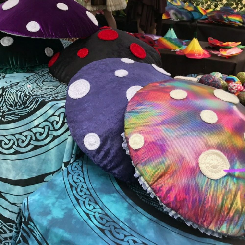 Mushroom hats by Colleen