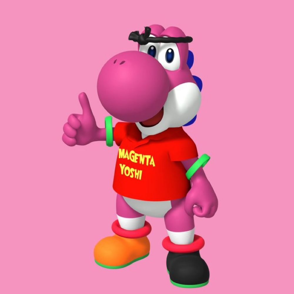  Magenta Yoshi (Follows back)