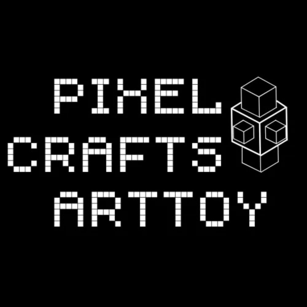 Pixel craft art toy 