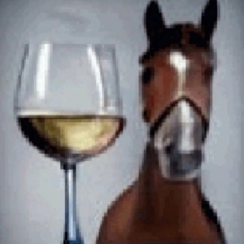 horse in a trenchcoat
