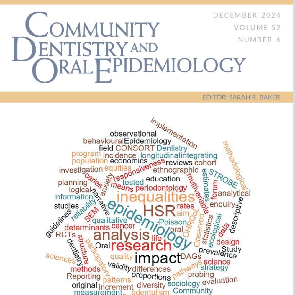 Community Dentistry and Oral Epidemiology